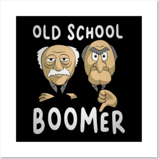 Back To Old School Funny Tee Boomer Posters and Art